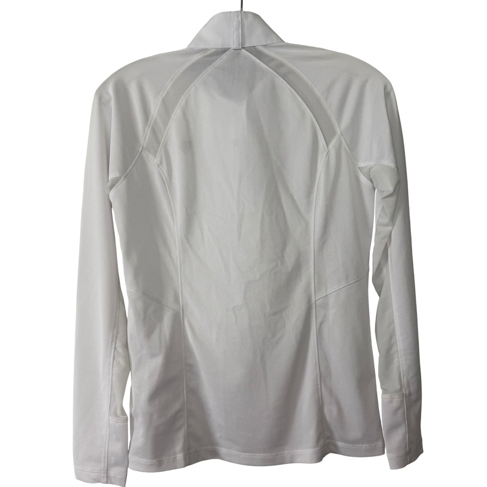 Ariat Pro Series Sunstopper 2.0 White Mesh Equestrian Show Shirt Womens XS - Picture 3 of 9
